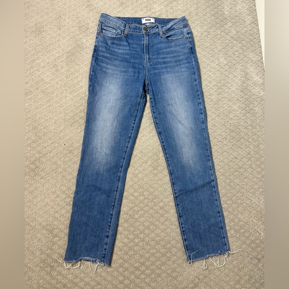 Sz 29 Paige Hoxton Slim Myla Wash stretch straight leg - Picture 3 of 10